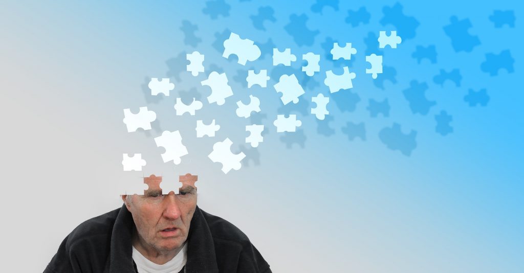 Perda de memória é um dos sinais de alerta para a demência. Imagem de Gerd Altmann por Pixabay.